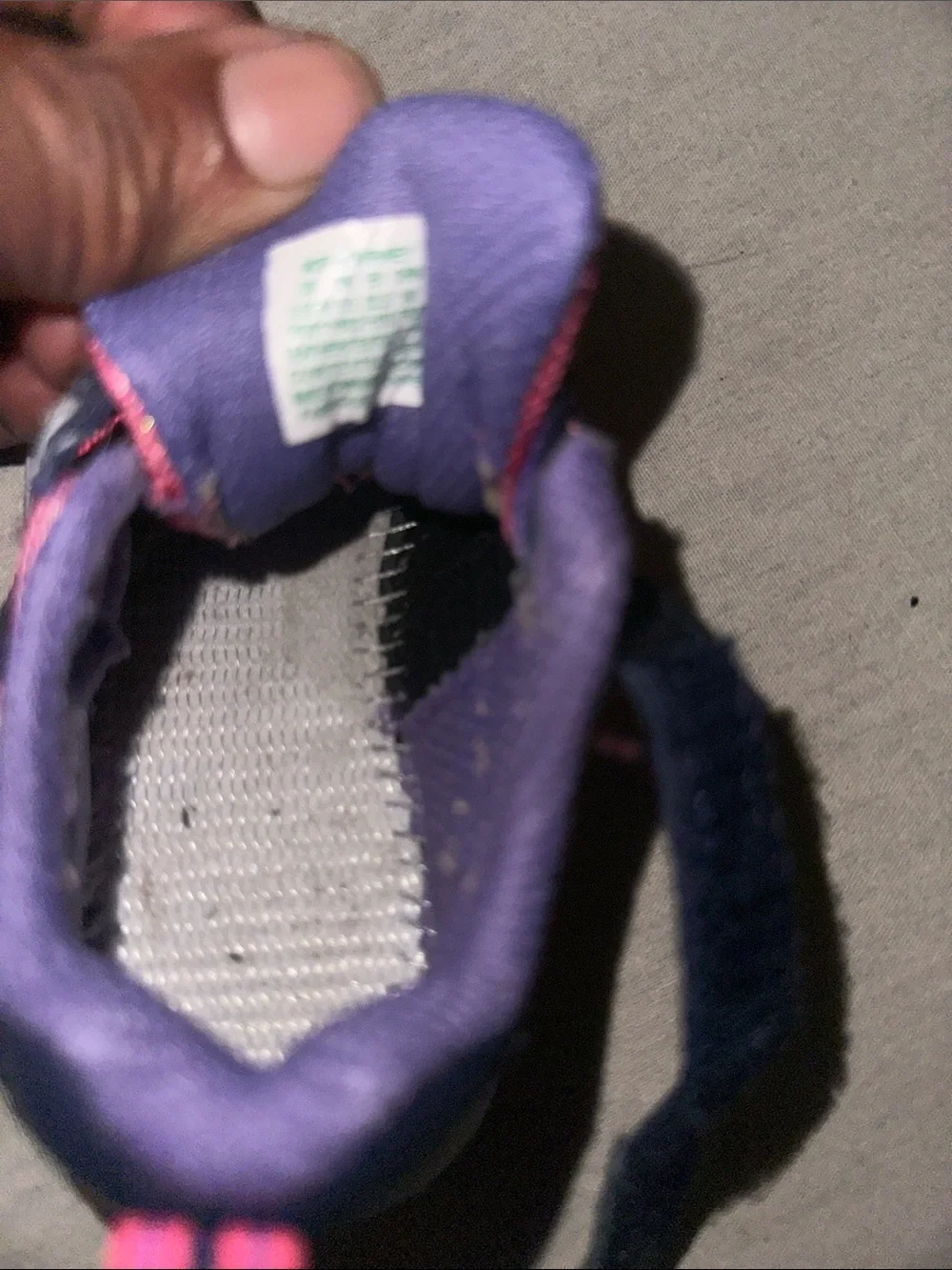 Kids Size 6.5 Pink & Purple Athletic Sneakers - Comfortable Slip-On Fit